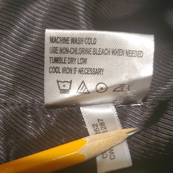 Calvin Klein Classic Black Double-Breasted Trench Coat - Picture 14 of 15